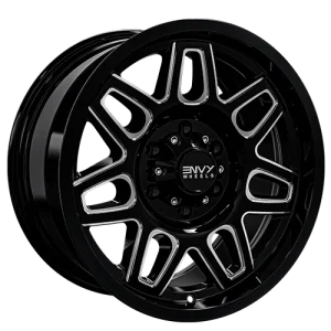 Envy Wheels – ET-2 – Black – 16″x8″ 10mm – Summer Wheels – 222BM-U16613910610